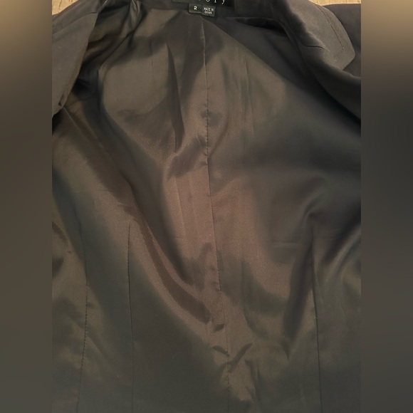 LADIES THEORY VINTAGE BLACK RILLEO BLAZER JACKET - SIZE 2 - Picture 5 of 9